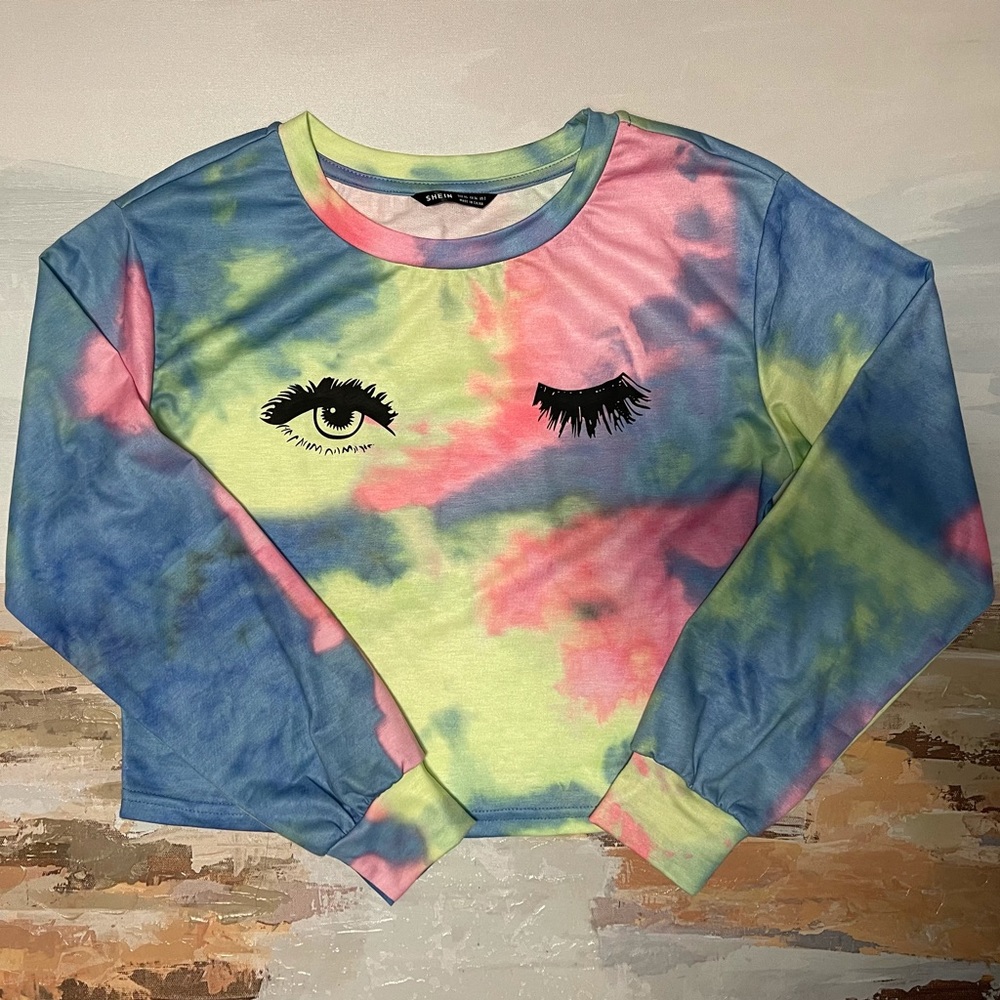 Tie Dye Pullover Crop